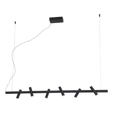 LED csillár kábelen CLIO LED/29W/230V fekete