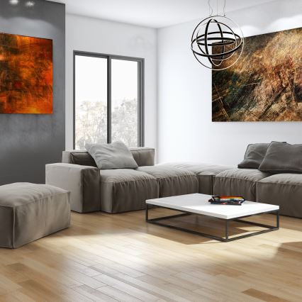 LED csillár kábelen COPERNICUS LED/260W/230V fekete