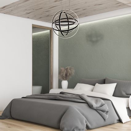 LED csillár kábelen COPERNICUS LED/260W/230V fekete