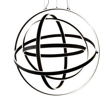 LED csillár kábelen COPERNICUS LED/260W/230V fekete