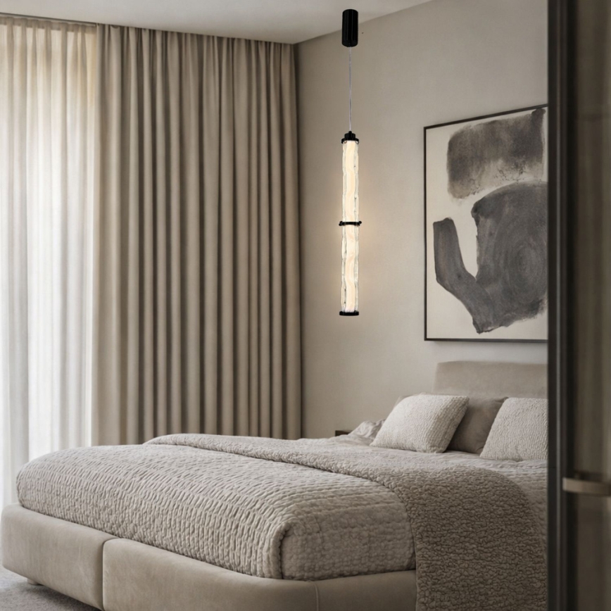 LED csillár kábelen CORTE LED/18W/230V fekete