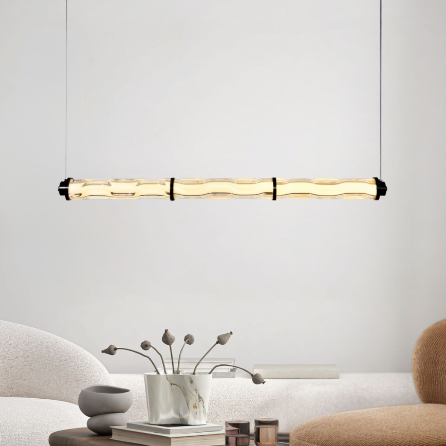 LED csillár kábelen CORTE LED/25W/230V fekete
