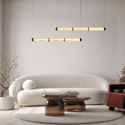 LED csillár kábelen CORTE LED/25W/230V fekete