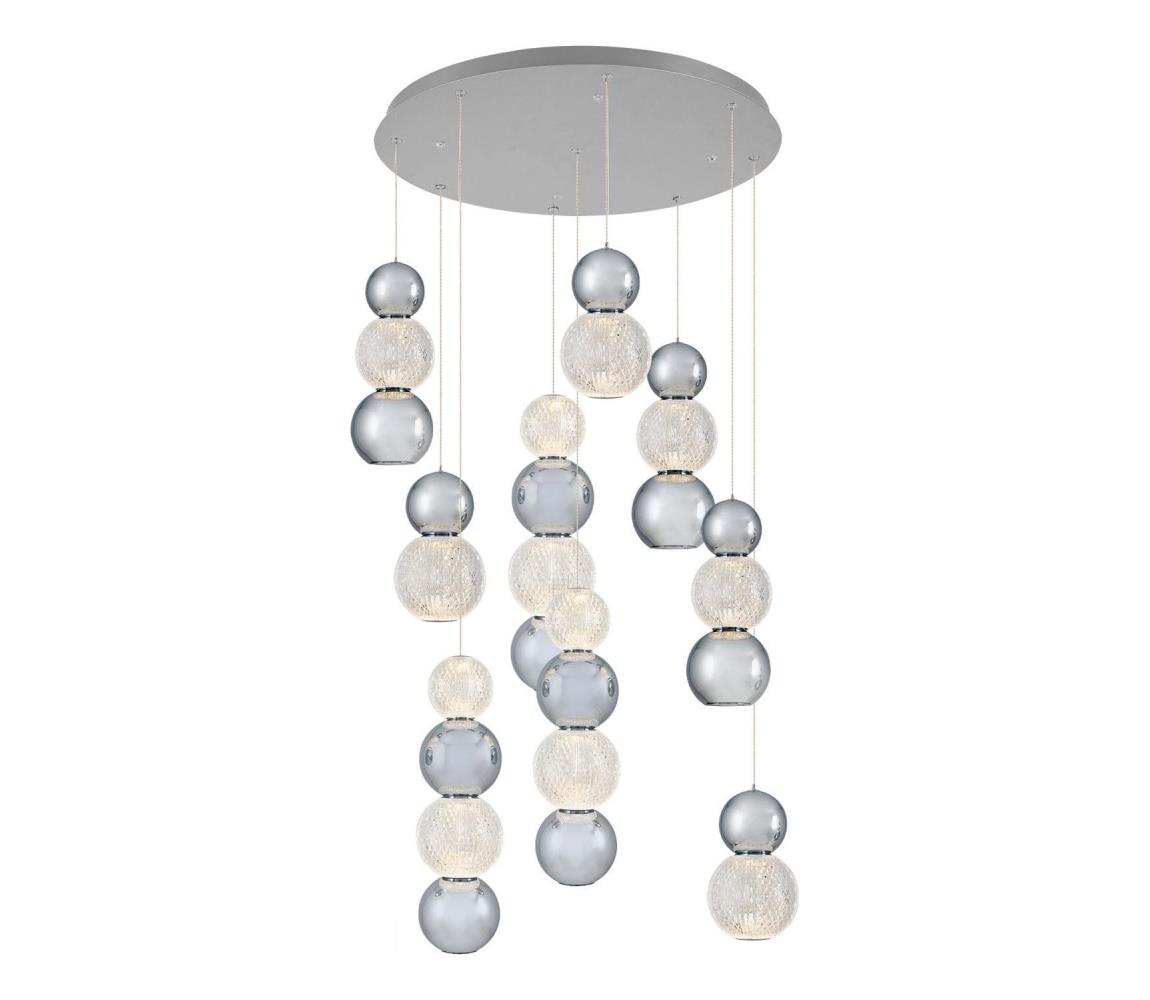 LED csillár kábelen CREMONA LED/51W/230V 3000K matt króm 414LRC1399