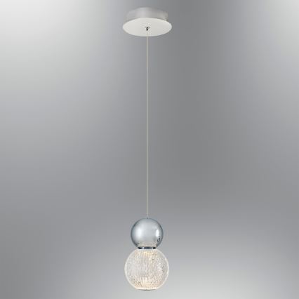 LED csillár kábelen CREMONA LED/5W/230V 3000K matt króm