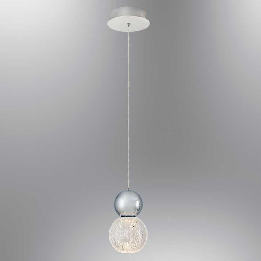 LED csillár kábelen CREMONA LED/5W/230V 3000K matt króm