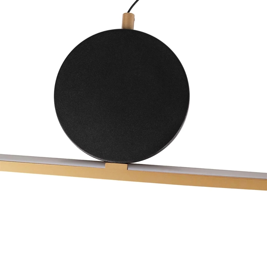 LED csillár kábelen FLORENTYNA LED/48W/230V 4000K arany/fekete