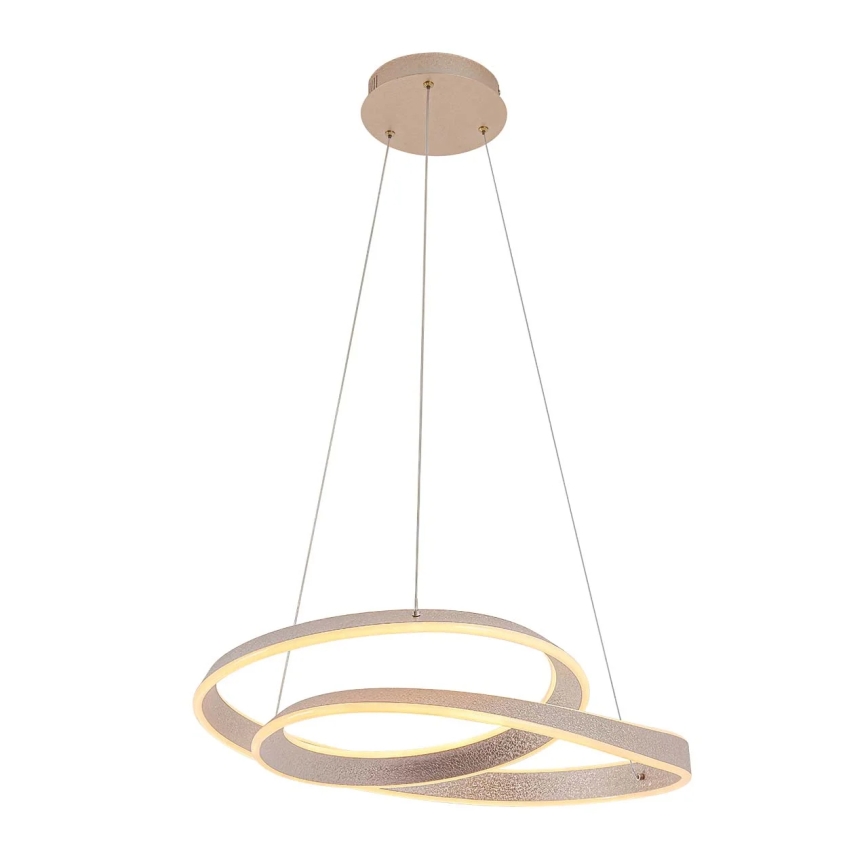 LED csillár kábelen GLOW LED/75W/230V 4000K Ø60 cm arany