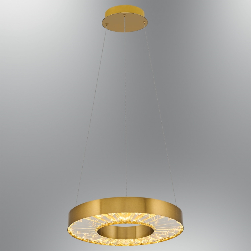 LED csillár kábelen JESI LED/35W/230V 3000K átm. 40 cm bronzszínű