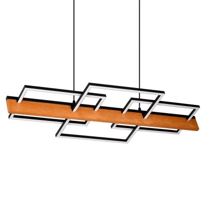 LED csillár kábelen LARYSA LED/35W/230V fenyő