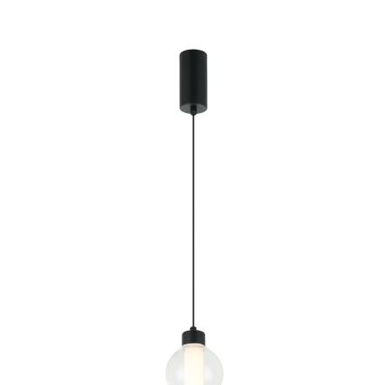 LED csillár kábelen LUMMI LED/19W/230V fekete/füstszínű