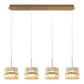 LED csillár kábelen LUXE LED/46W/230V sárgaréz
