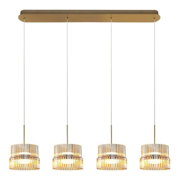 LED csillár kábelen LUXE LED/46W/230V sárgaréz