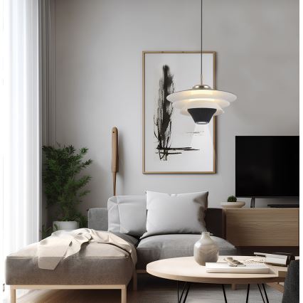 LED csillár kábelen MANLEY LED/5W/230V fekete/fehér