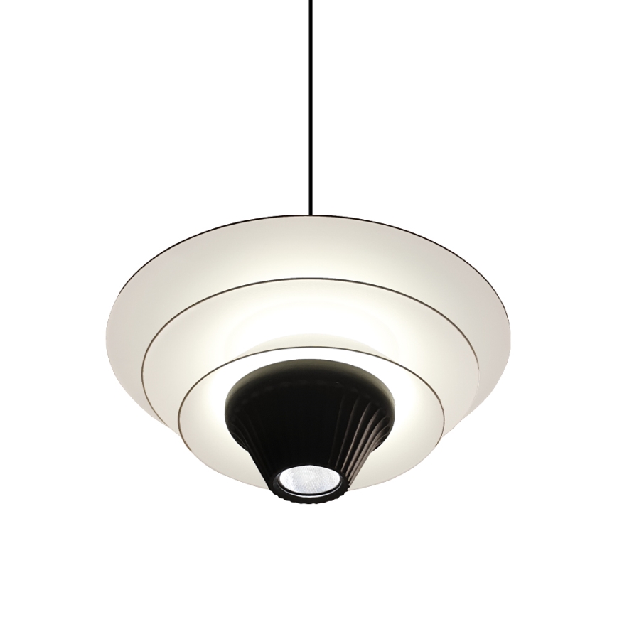LED csillár kábelen MANLEY LED/5W/230V fekete/fehér