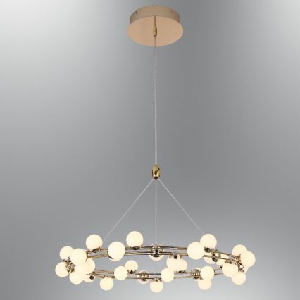 LED csillár kábelen MARS LED/50W/230V 3000K arany