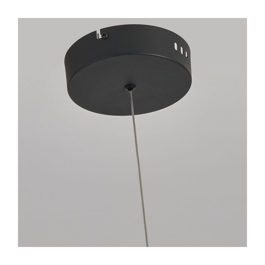 LED csillár kábelen MELECA LED/36W/230V 3000/4000/6000K 160 cm fekete