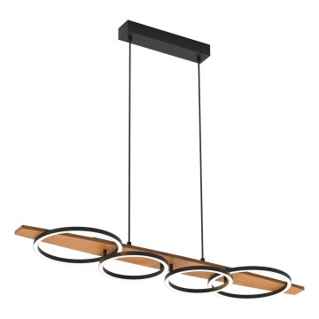 LED csillár kábelen MELISA LED/35W/230V fenyő