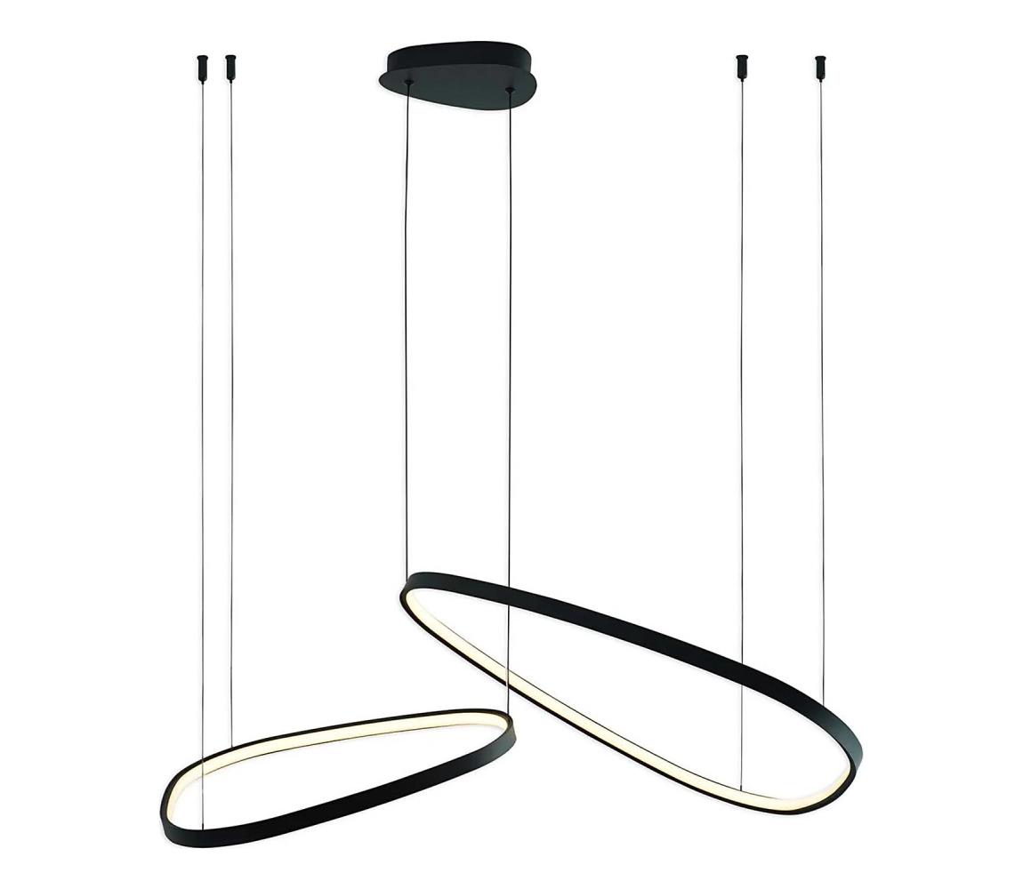 LED csillár kábelen MICHELLE LED/48W/230V 4000K fekete 334091