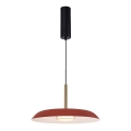 LED csillár kábelen NUDO LED/11W/230V 3000/4000/6000K piros