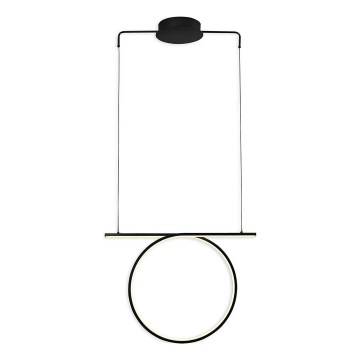 LED csillár kábelen ODETTA LED/30W/230V 4000K fekete