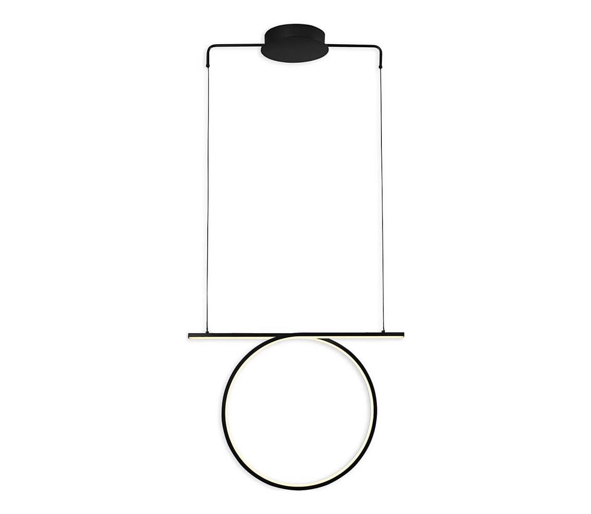 LED csillár kábelen ODETTA LED/30W/230V 4000K fekete 334039