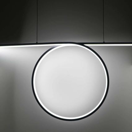 LED csillár kábelen ODETTA LED/42W/230V 4000K fekete