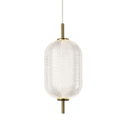 LED csillár kábelen PELLUCID LED/11W/230V arany/átlátszó