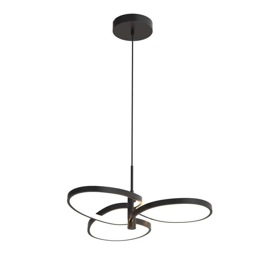 LED csillár kábelen RIBBON LED/25W/230V 4000K fekete