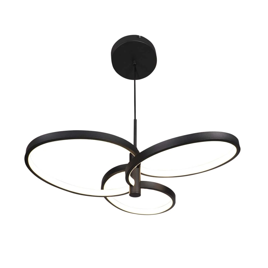 LED csillár kábelen RIBBON LED/25W/230V 4000K fekete