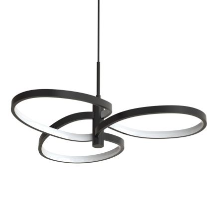 LED csillár kábelen RIBBON LED/25W/230V 4000K fekete