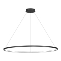 LED csillár kábelen SATURNO LED/65W/230V átm. 120 cm IP44 fekete