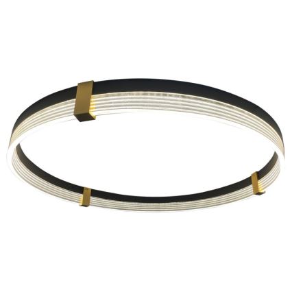 LED csillár kábelen TRIANGLE LED/40W/230V 3000/4000/6000K átm. 60 cm fekete