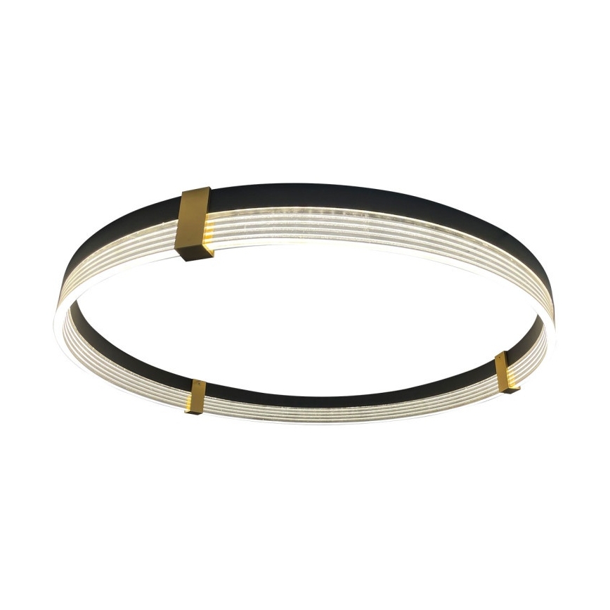 LED csillár kábelen TRIANGLE LED/40W/230V 3000/4000/6000K átm. 60 cm fekete