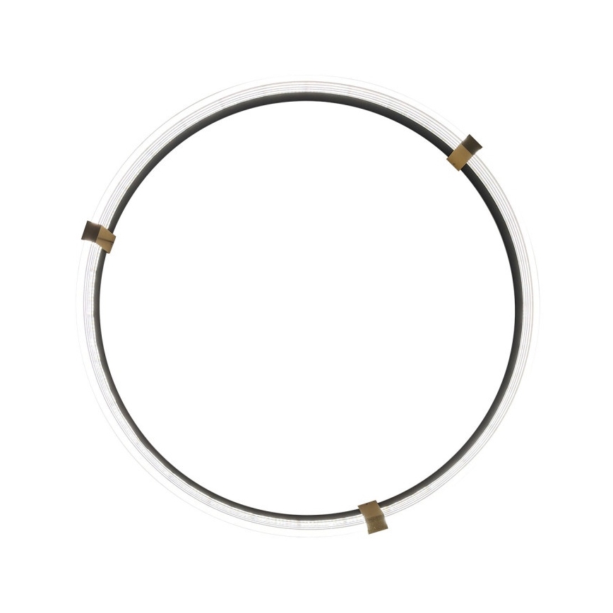 LED csillár kábelen TRIANGLE LED/40W/230V 3000/4000/6000K átm. 60 cm fekete