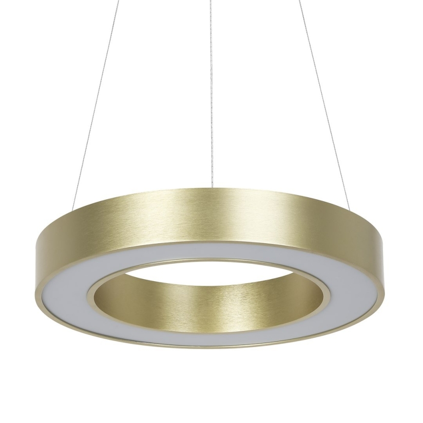 LED csillár kábelen UNION, 40W/230V, 3000/4000/6500K, Ø 40 cm, aranyszínű