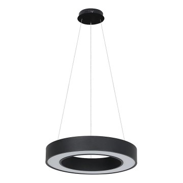 LED csillár kábelen UNION LED/40W/230V 3000/4000/6500K, átmérő 40 cm, fekete