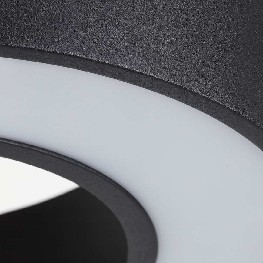 LED csillár kábelen UNION LED/40W/230V 3000/4000/6500K, átmérő 40 cm, fekete