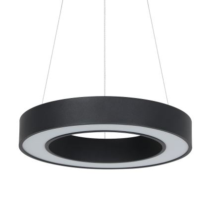 LED csillár kábelen UNION LED/40W/230V 3000/4000/6500K, átmérő 40 cm, fekete