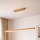 LED csillár kábelen VERDE LED/18W/230V 3000K 106 cm tölgy