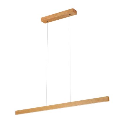 LED csillár kábelen VERDE LED/18W/230V 3000K 106 cm tölgy