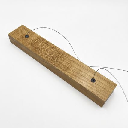 LED csillár kábelen VERDE LED/18W/230V 3000K 106 cm tölgy