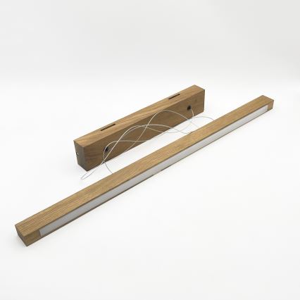 LED csillár kábelen VERDE LED/18W/230V 3000K 76 cm tölgy