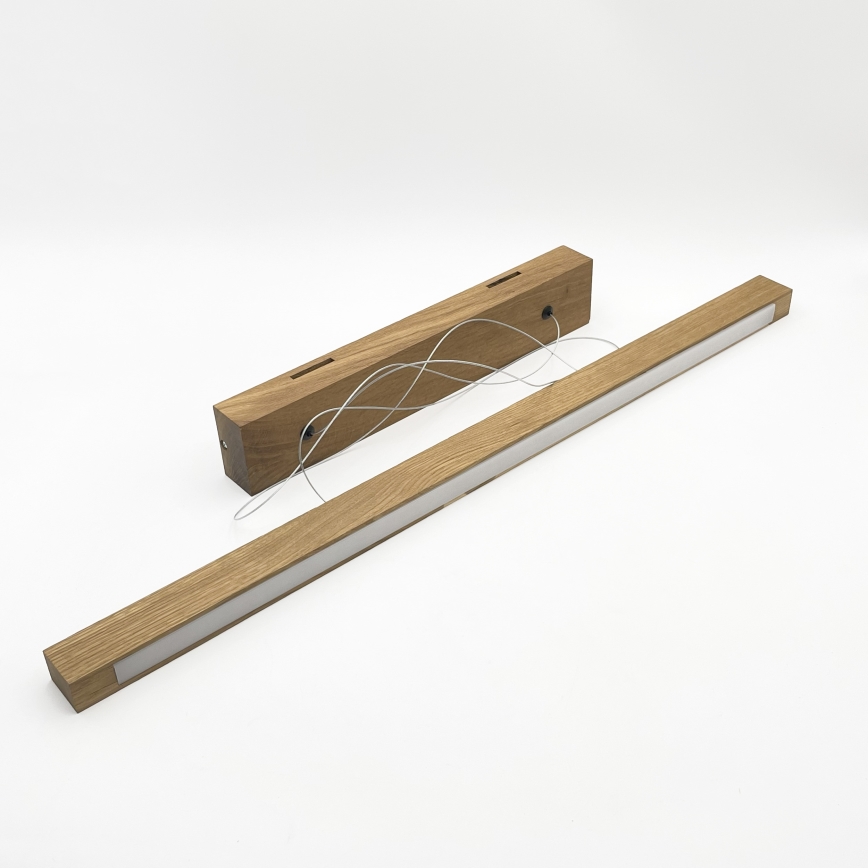 LED csillár kábelen VERDE LED/18W/230V 3000K 76 cm tölgy