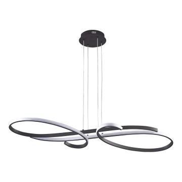 LED csillár kábelen VIOLIN LED/40W/230V, fekete
