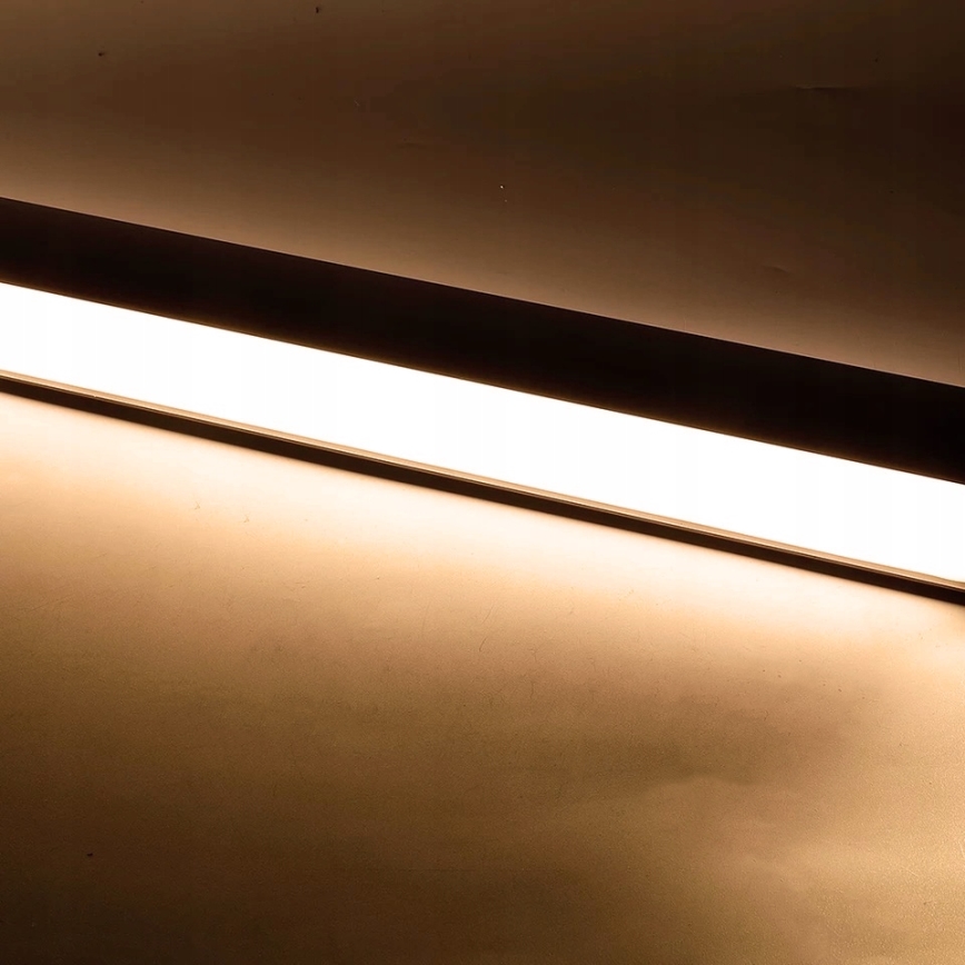 LED csillár kábeles felfüggesztéssel LED/44W/230V 3000K 120 cm fekete