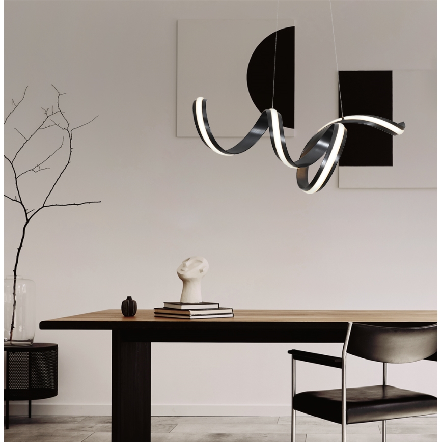 LED csillár kábellel AREZIA LED/42W/230V fekete