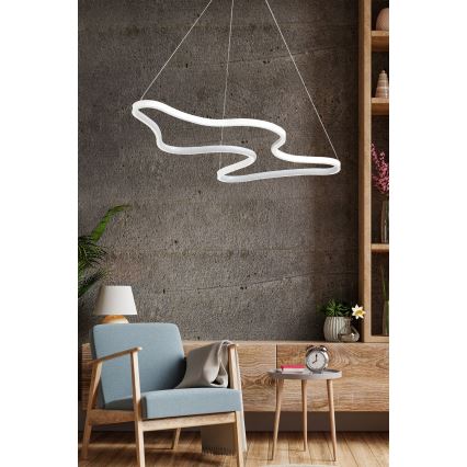 LED csillár kábellel ARTISAN LED/36W/230V 6500K fehér