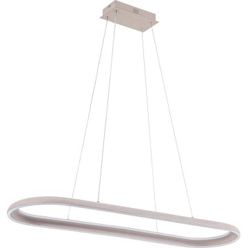 LED csillár kábellel CASHMERE LED/80W/230V 30x100 cm fehér