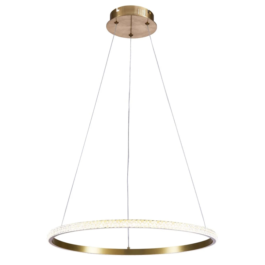 LED csillár kábellel DIANA LED/25W/230V 4000K Ø 50 cm arany